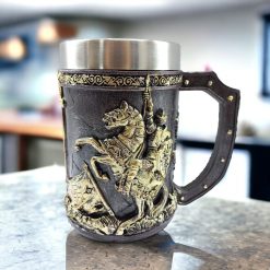 3D beer mug Knight