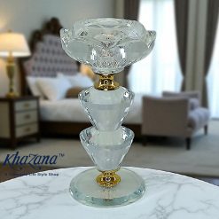 Crystal Rose Candle Holder