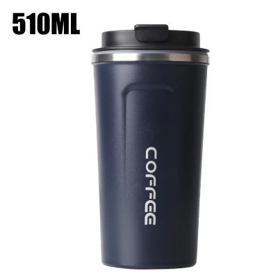 Double Stainless Steel 510ML Coffee Mug Car Thermos Mug