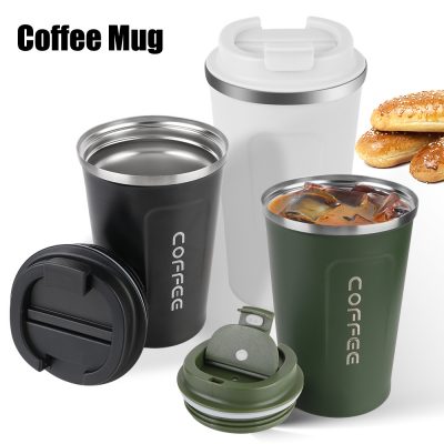 Double Stainless Steel 510ML Coffee Mug Car Thermos Mug
