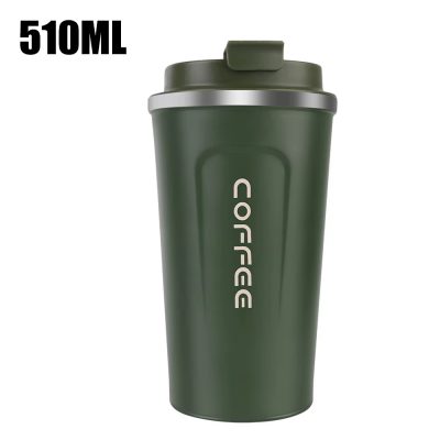 Double Stainless Steel 510ML Coffee Mug Car Thermos Mug