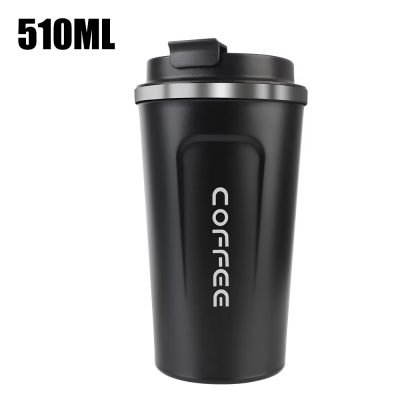 Double Stainless Steel 510ML Coffee Mug Car Thermos Mug