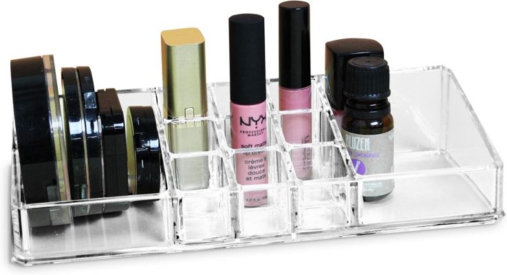 Design Cosmetic Organizer with 11 Compartments