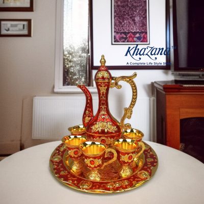 Opulent Turkish Surai Set Style 8 Piece Serving Set