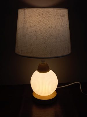 Modern Scandi-Style Table Lamp with Dual Light Design