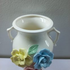 Alternative view of high quality ceramic flower vase flowers design ROYAL CROWN VASE
