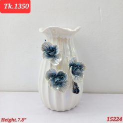 Ceramic flower vase Vase Pearl Glaze Ceramic Vase Fashion Hydroponic Vase, Fresh Flowers Fake Flower Arrangement Container for Home Decoration Vase Home Decor