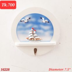 Wooden key holder wall decor