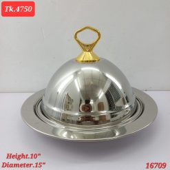 Arabic Hot Selling Home Luxury Gold Stainless Steel Tray Center piece Decorative Serving Tray