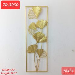 wall frame clock leave metal wall decorative wall decorations