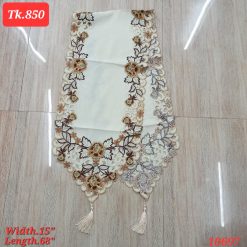 Alternative view of Made from high-quality materials, this runner adds a touch of color and elegance to any dining experience