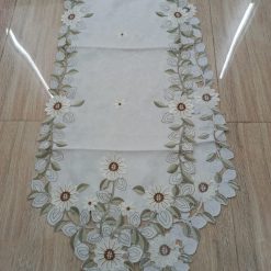 Perfect for both casual and formal events table runner white