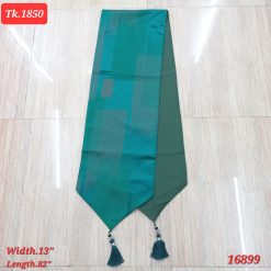 Expertly crafted from luxurious silk fabric, our table runner adds a touch of elegance to any dining table