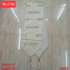 Alternative view of Introduce elegance and sophistication into your dining room with our 8 chair fabric runner