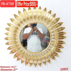 Enhance any room with our high-quality wall mirror. Made from durable materials