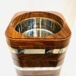 Alternative view of 4.5 L NEW HIGH QUALITY BROWN HOT POT SET WITH STAINLESS STEEL INSIDE