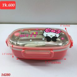Leak-Proof and Airtight School tiffin box lunch box metal box Food grade PVC Stylish and Portable