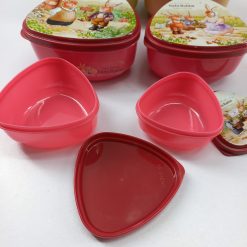 Alternative view of Lightweight and compact design make it easy to carry in your tiffin box four pcs set