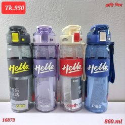 860Ml Large Capacity Portable Water Cup Girls Resistant Plastic Straw Cup Sports Water Bottle