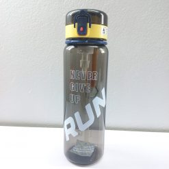 Alternative view of 580ml  Motivational water bottle Frosted water cup & Free Locking Flip-Flop Lid