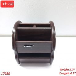 Wood Pen Holder with Drawer Stationery Storage Organizer Wooden Pen Stand Office Gift