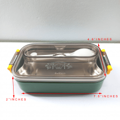 Alternative view of 🍱 Keep Your Meals Fresh and Convenient with Our Metal with PVC Tiffin Box! 🍱