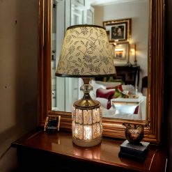 17-Inches Height Metal Crystal Decorative Table Lamp