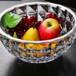 Alternative view of Diamond Crystal Glass Big Fruit Punch Salad Bowl 16919