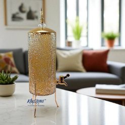 5-Liter Golden Textured Juice Dispenser