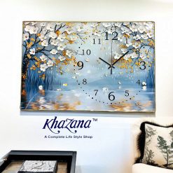 Blossom by the Lake" Rectangular Wall Clock