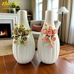 Exquisite Handcrafted Ceramic Floral Vases