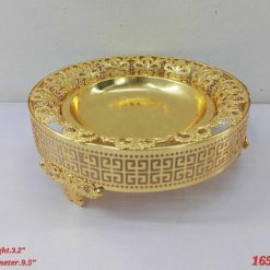 Alternative view of Golden Filigree Serving Dish Decor Tray