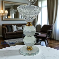 Crystal Ball Candle Holder