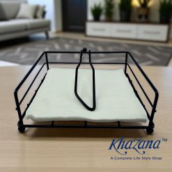 Black Metal Wire Napkin Holder