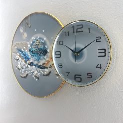 Alternative view of Luxury Feather Decorative Wall Clock