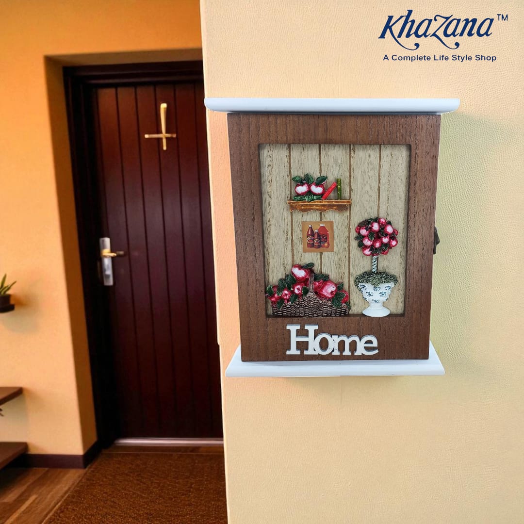 Rustic Wooden Wall Mountable Key Holder