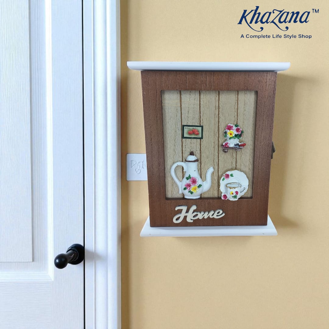 Themed Decorative Wooden Key Box Key Holder