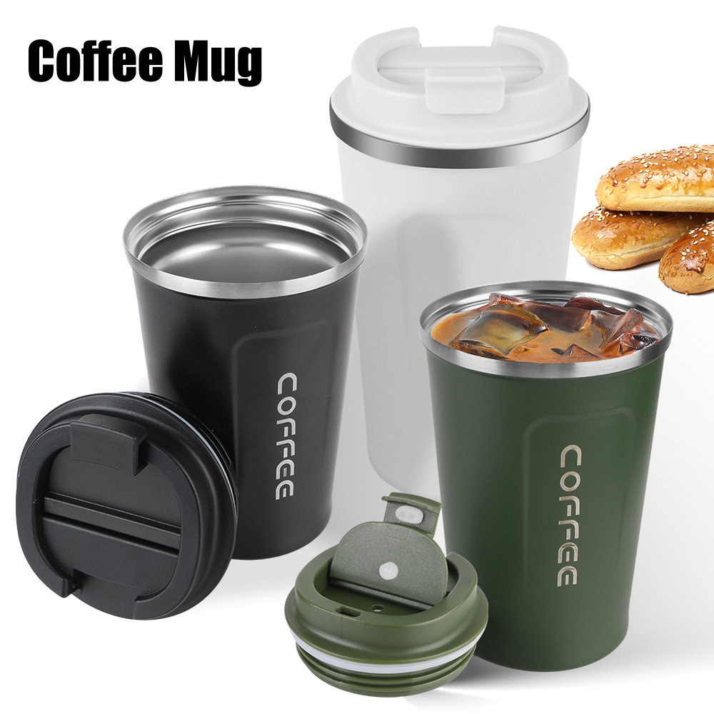 Double Stainless Steel 510ML Coffee Mug Car Thermos Mug
