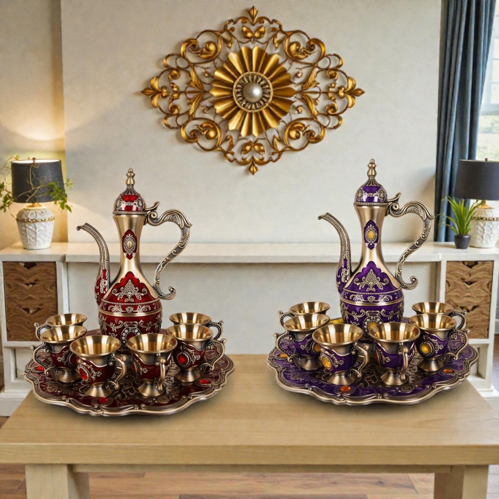 Luxurious 8-Piece Vintage Turkish surai set
