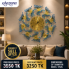 Butterfly Radiance Metal Wall Clock