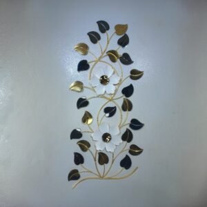 Majestic Floral Vine Vertical 3D Metal Wall Art 2 1 300x300