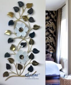Majestic Floral Vine Vertical 3D Metal Wall Art