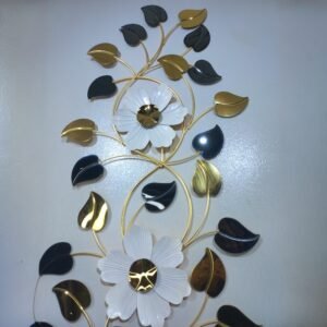 Majestic Floral Vine Vertical 3D Metal Wall Art 3 300x300