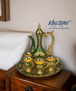 Luxurious Ornate Pitcher & Cup Serving Set 8 Piece