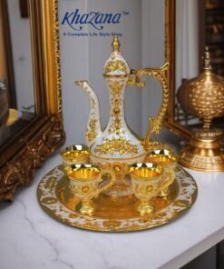 Luxurious Ornate Pitcher & Cup Serving Set 8 Piece