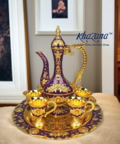 Luxurious Ornate Pitcher & Cup Serving Set 8 Piece