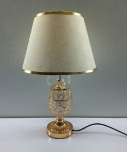 elegant crystal egg base table lamp