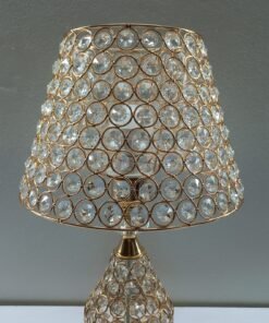 luxurious crystal bead table lamp golden elegance luxurious crystal bead table lamp golden elegance