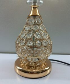 luxurious crystal bead table lamp golden elegance luxurious crystal bead table lamp golden elegance