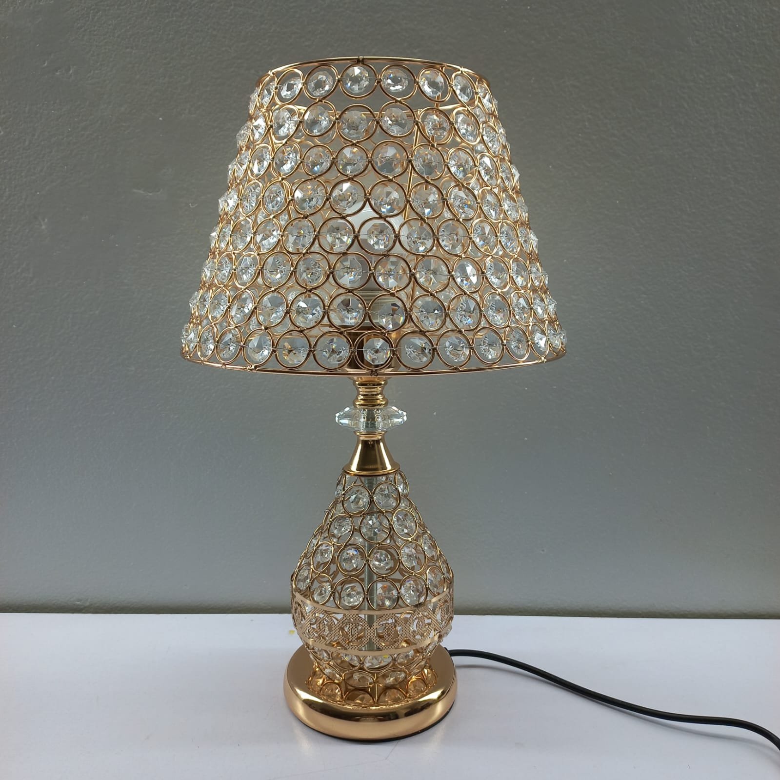 luxurious crystal bead table lamp golden elegance luxurious crystal bead table lamp golden elegance